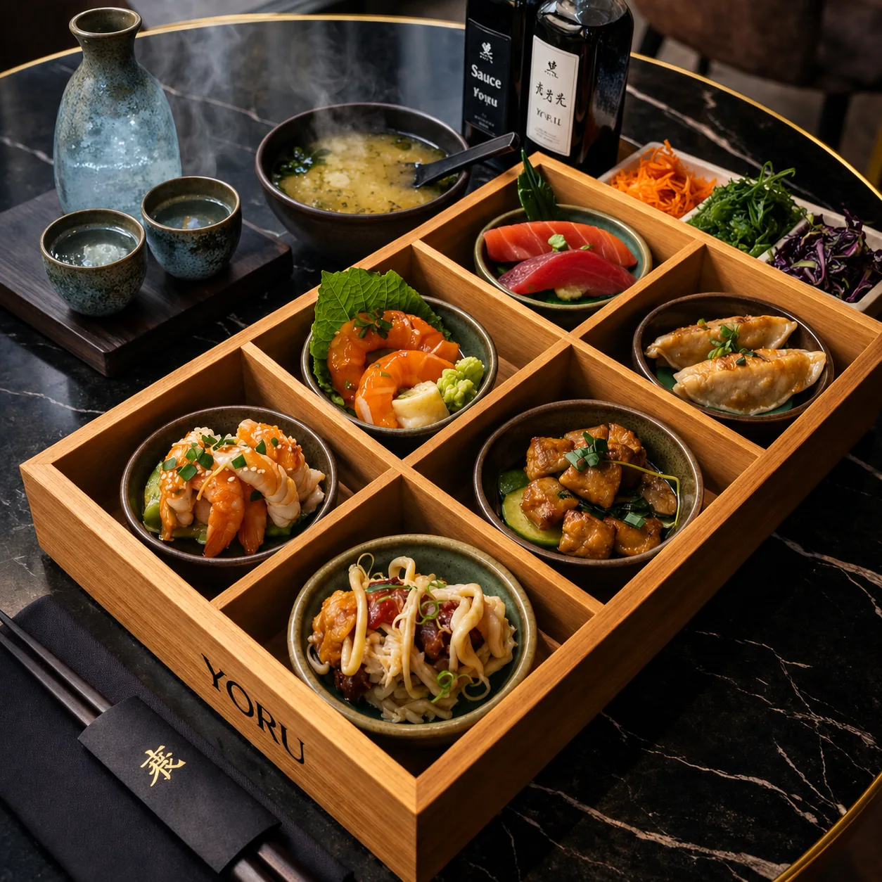 Bento six carrés YORU Montparnasse