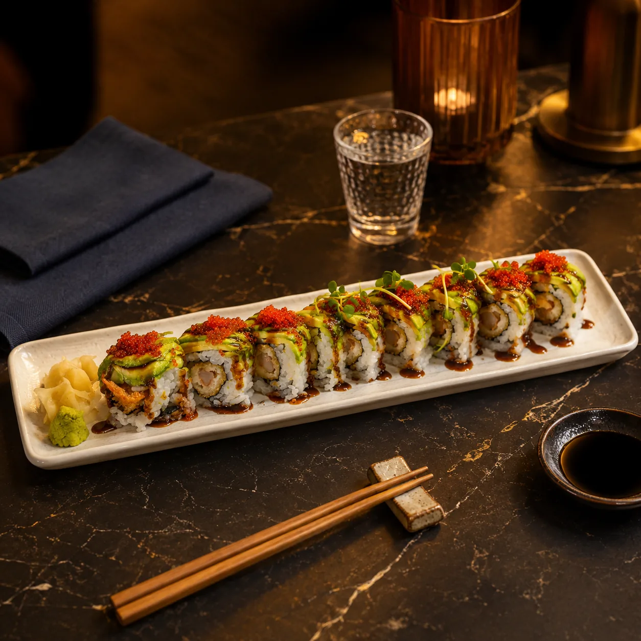 Dragon roll YORU Montparnasse