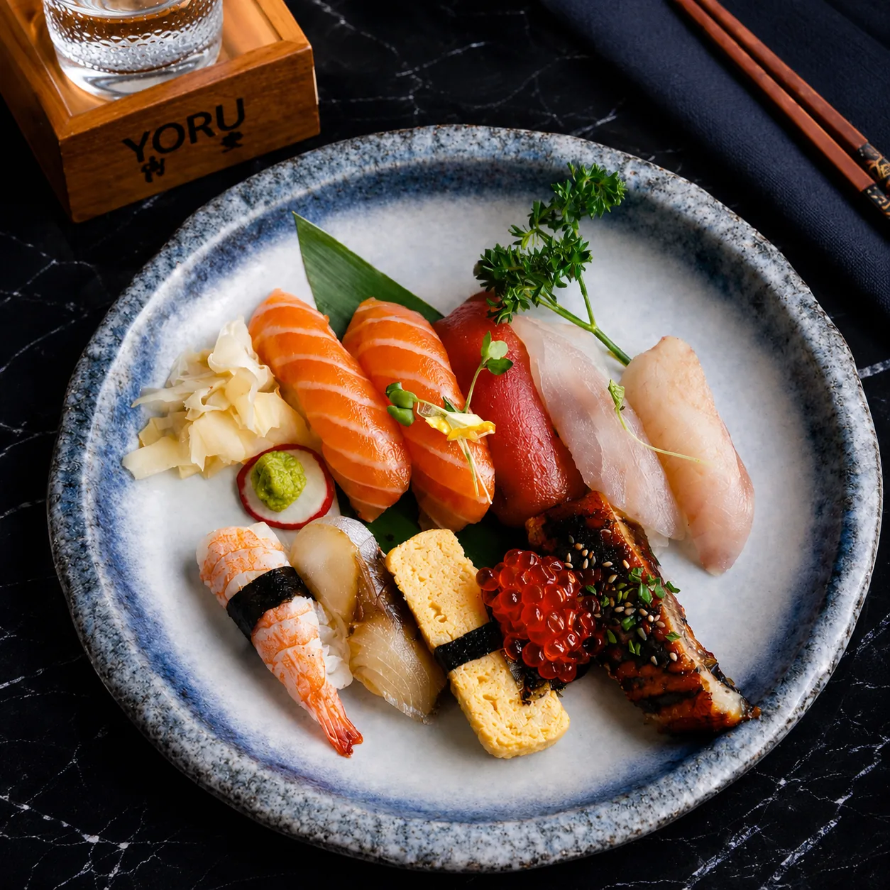 Sushi Mori — plateau de sushi YORU Montparnasse
